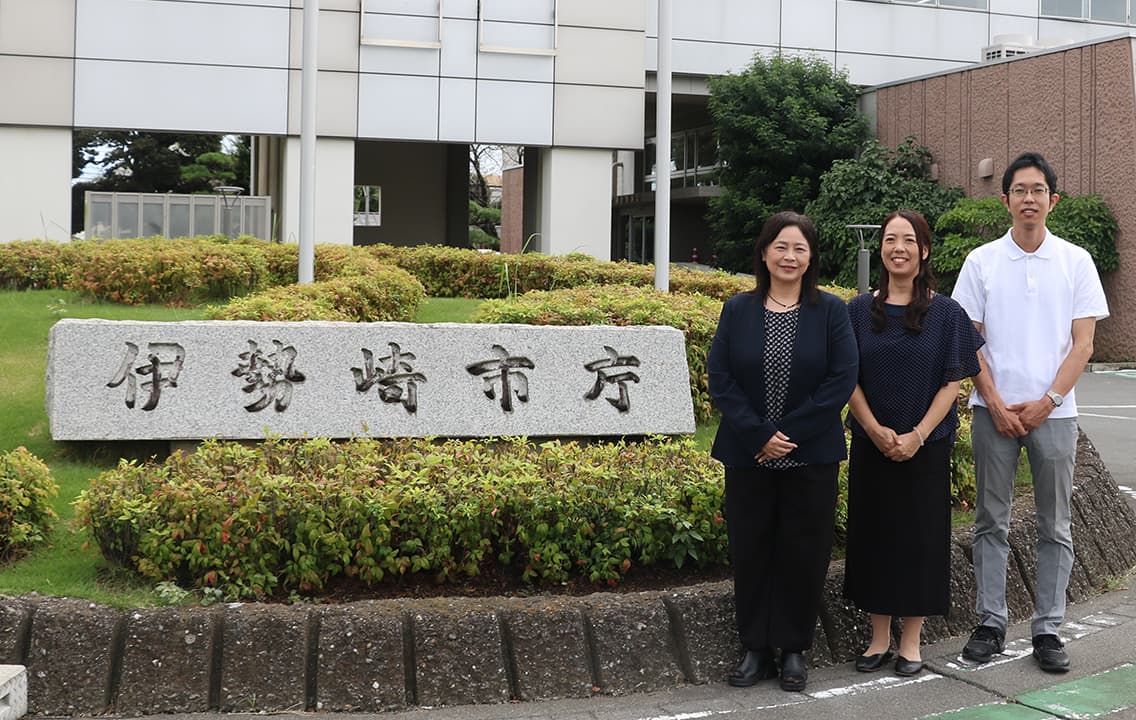 「群馬県伊勢崎市」ご担当者様がブース駐在